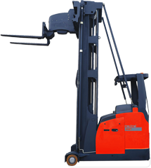 Lateral and front stacking trucks
